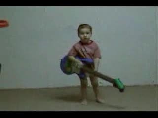 Baby Playing Guitar